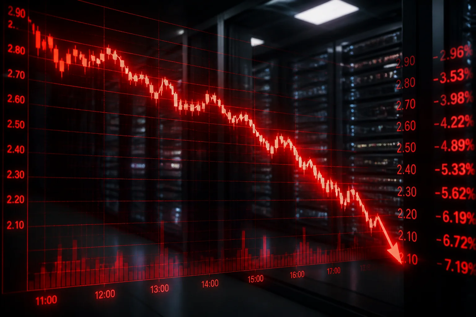 US Tech Stocks Fall Over AI Spending Concerns